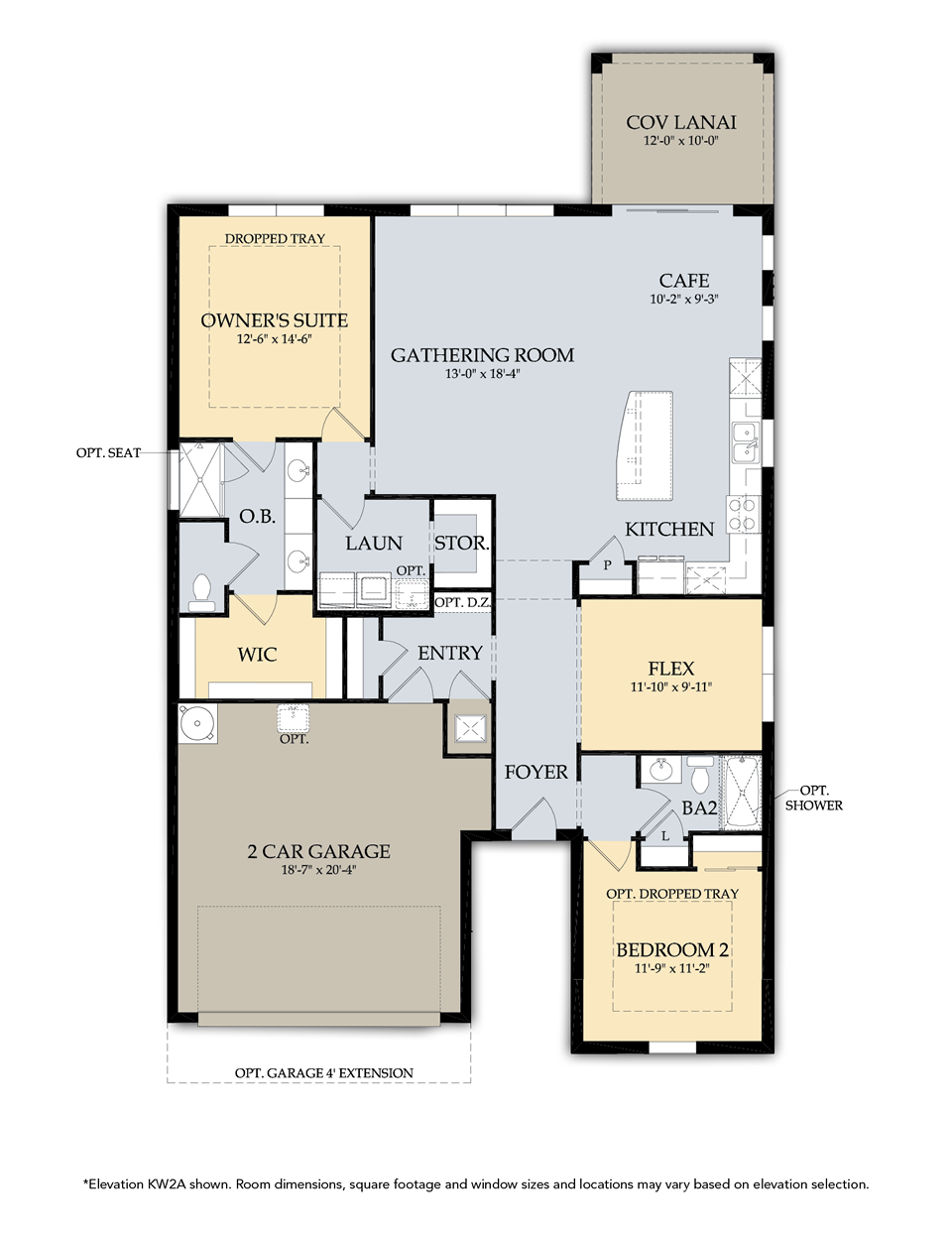 Abbeyville Floor Plan in Waters Edge at Peppertree Pointe, Fort Myers, by Pulte